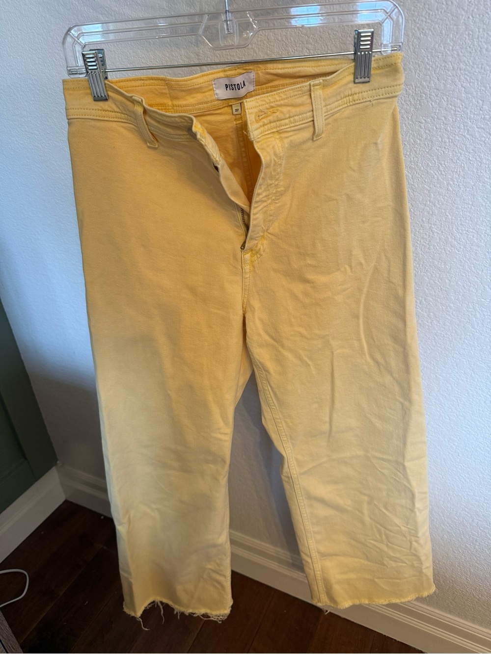 pistola Cassie straight crop jeans